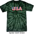 USA 3D Spider Tie Dye Shirt