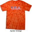 USA 3D Spider Tie Dye Shirt