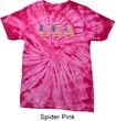 USA 3D Spider Tie Dye Shirt