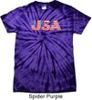USA 3D Spider Tie Dye Shirt