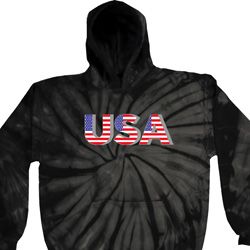 USA 3D Tie Dye Hoodie
