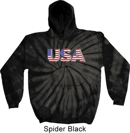 USA 3D Tie Dye Hoodie