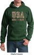 USA Home of the Brave Hoodie