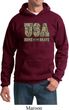 USA Home of the Brave Hoodie