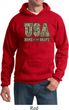USA Home of the Brave Hoodie