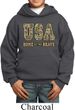 USA Home of the Brave Kids Hoodie