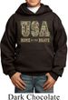 USA Home of the Brave Kids Hoodie