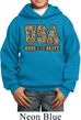 USA Home of the Brave Kids Hoodie