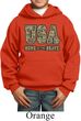 USA Home of the Brave Kids Hoodie