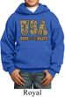 USA Home of the Brave Kids Hoodie
