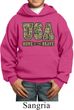 USA Home of the Brave Kids Hoodie