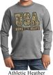 USA Home of the Brave Kids Long Sleeve Shirt