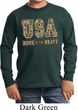 USA Home of the Brave Kids Long Sleeve Shirt