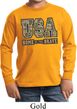 USA Home of the Brave Kids Long Sleeve Shirt