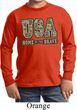 USA Home of the Brave Kids Long Sleeve Shirt