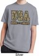 USA Home of the Brave Kids Moisture Wicking Shirt