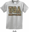 USA Home of the Brave Kids Shirt