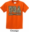 USA Home of the Brave Kids Shirt
