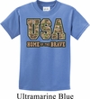 USA Home of the Brave Kids Shirt