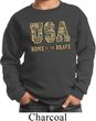 USA Home of the Brave Kids Sweatshirt