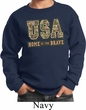 USA Home of the Brave Kids Sweatshirt