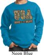 USA Home of the Brave Kids Sweatshirt