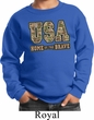 USA Home of the Brave Kids Sweatshirt