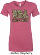 USA Home of the Brave Ladies Longer Length Shirt