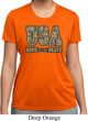 USA Home of the Brave Ladies Moisture Wicking Shirt