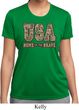 USA Home of the Brave Ladies Moisture Wicking Shirt