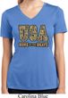 USA Home of the Brave Ladies Moisture Wicking V-neck Shirt