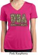 USA Home of the Brave Ladies Moisture Wicking V-neck Shirt