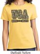 USA Home of the Brave Ladies Shirt