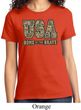 USA Home of the Brave Ladies Shirt
