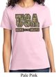 USA Home of the Brave Ladies Shirt