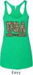 USA Home of the Brave Ladies Tri Blend Racerback Tank Top