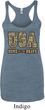 USA Home of the Brave Ladies Tri Blend Racerback Tank Top