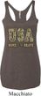 USA Home of the Brave Ladies Tri Blend Racerback Tank Top