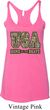 USA Home of the Brave Ladies Tri Blend Racerback Tank Top