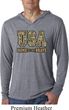 USA Home of the Brave Lightweight Hoodie Shirt