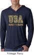 USA Home of the Brave Lightweight Hoodie Shirt