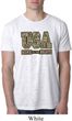 USA Home of the Brave Mens Burnout Shirt