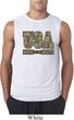 USA Home of the Brave Mens Sleeveless Shirt