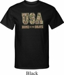 USA Home of the Brave Mens Tall Shirt