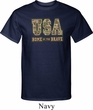 USA Home of the Brave Mens Tall Shirt