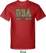 USA Home of the Brave Mens Tall Shirt