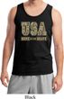 USA Home of the Brave Mens Tank Top