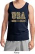 USA Home of the Brave Mens Tank Top