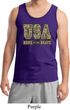 USA Home of the Brave Mens Tank Top