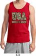 USA Home of the Brave Mens Tank Top